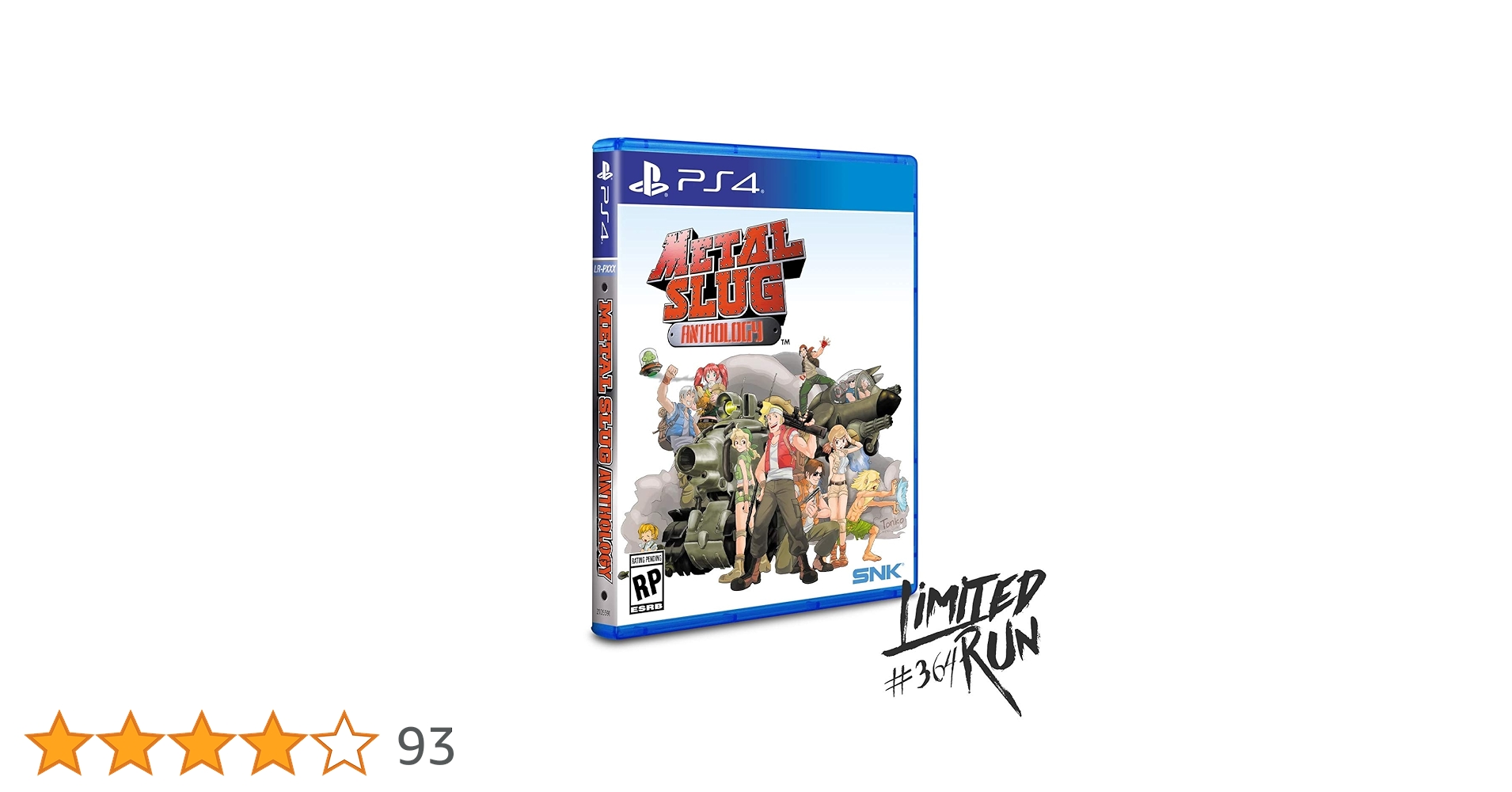 Amazon.co.jp: Metal Slug Anthology for PlayStation 4