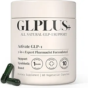 GLP-1 Supplement for Women and Men | Hunger & Metabolism Support - Expert Formulated to Support GLP1 Naturally | Probiotic and Prebiotic (60 Capsules)