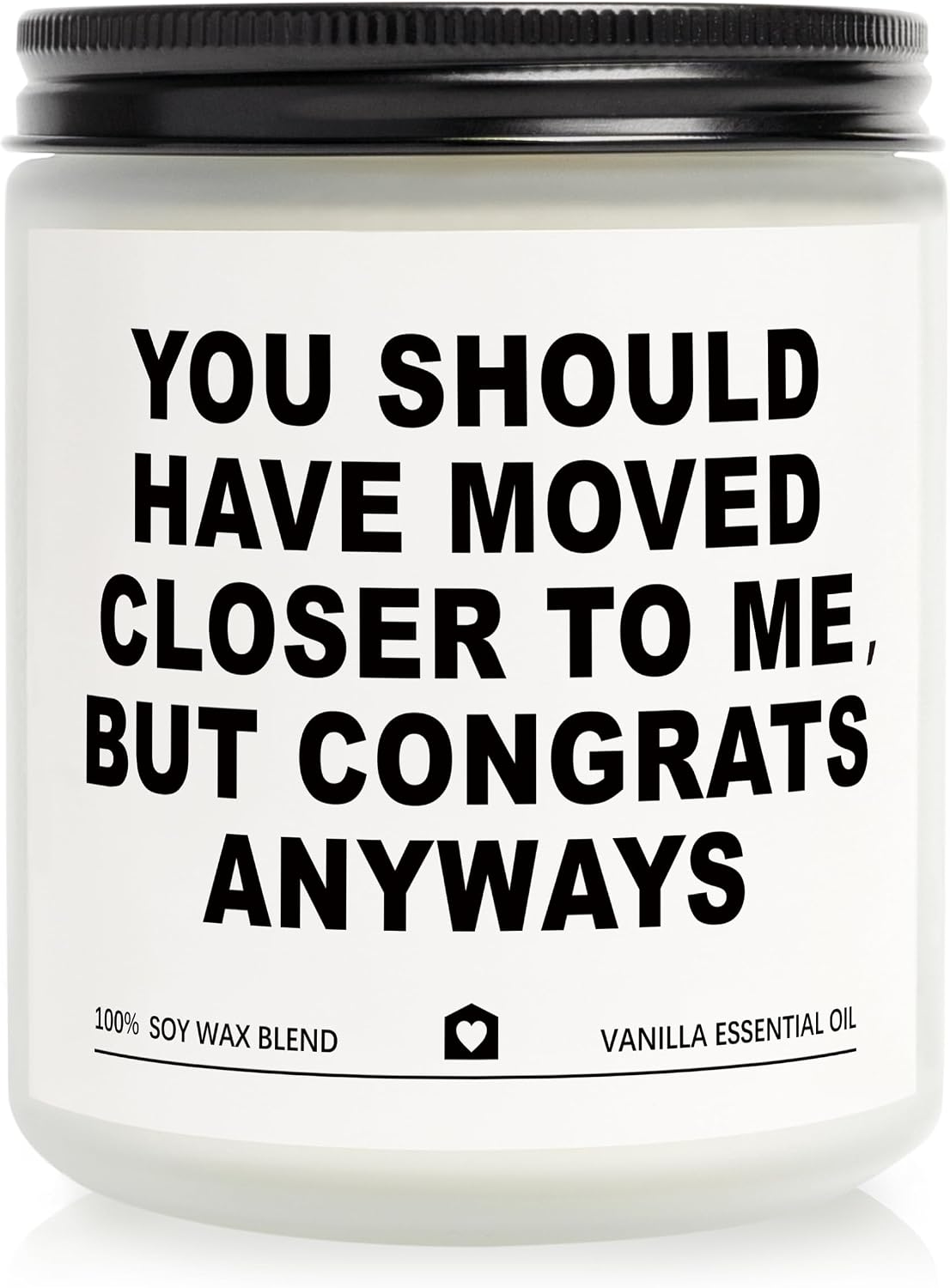 Housewarming Gifts New Home, Best Housewarming Gifts 2026 - Handmade Vanilla Scented Candle - New Home Gift Candle Ideas, House Warming Gift for Friends Couple New Homeowner (7oz)