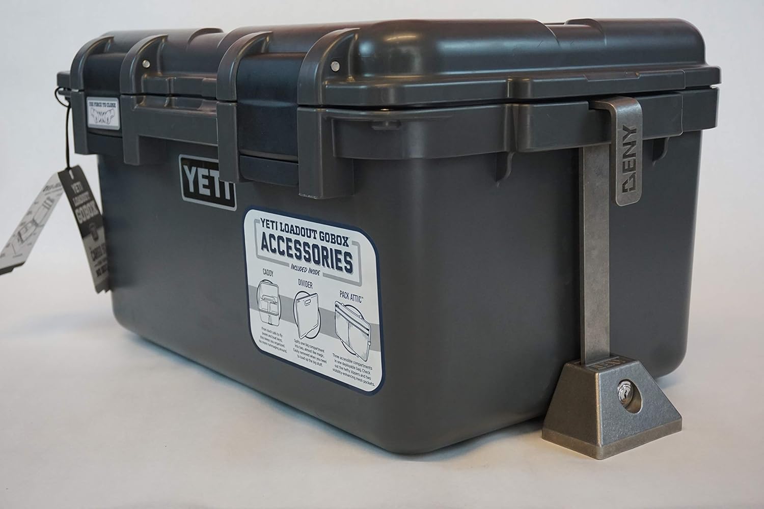 DENY Security Lock & Bracket Set - YETI LoadOut GoBox30