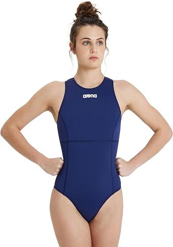 Arena Women's Team Swimsuit Waterpolo Solid One Piece Swimsuit Pack of 1