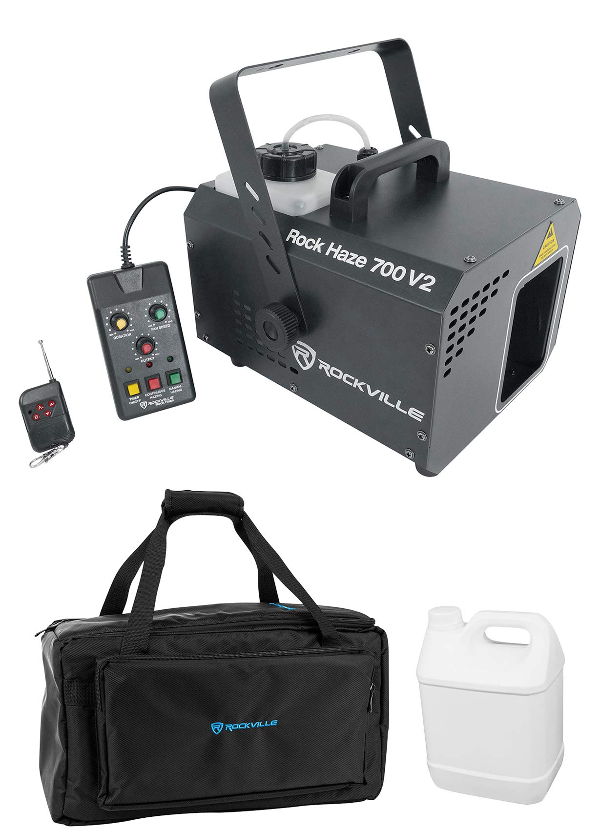 Amazon.com: Rockville ROCKHAZE 700 Bundle: 700 CFM Water Based DMX