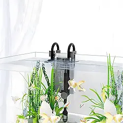 Filtro para Pendurar no Aquário -500L/H Bomba de Oxigênio para Suspensão de Cachoeira Elétrica 7W Filtro de Carvão Ativado Bioquímico Submersível Suspenso