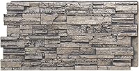 Vista 39 de Ekena Millwork - Panel lateral de piedra de imitación apilado en cascada