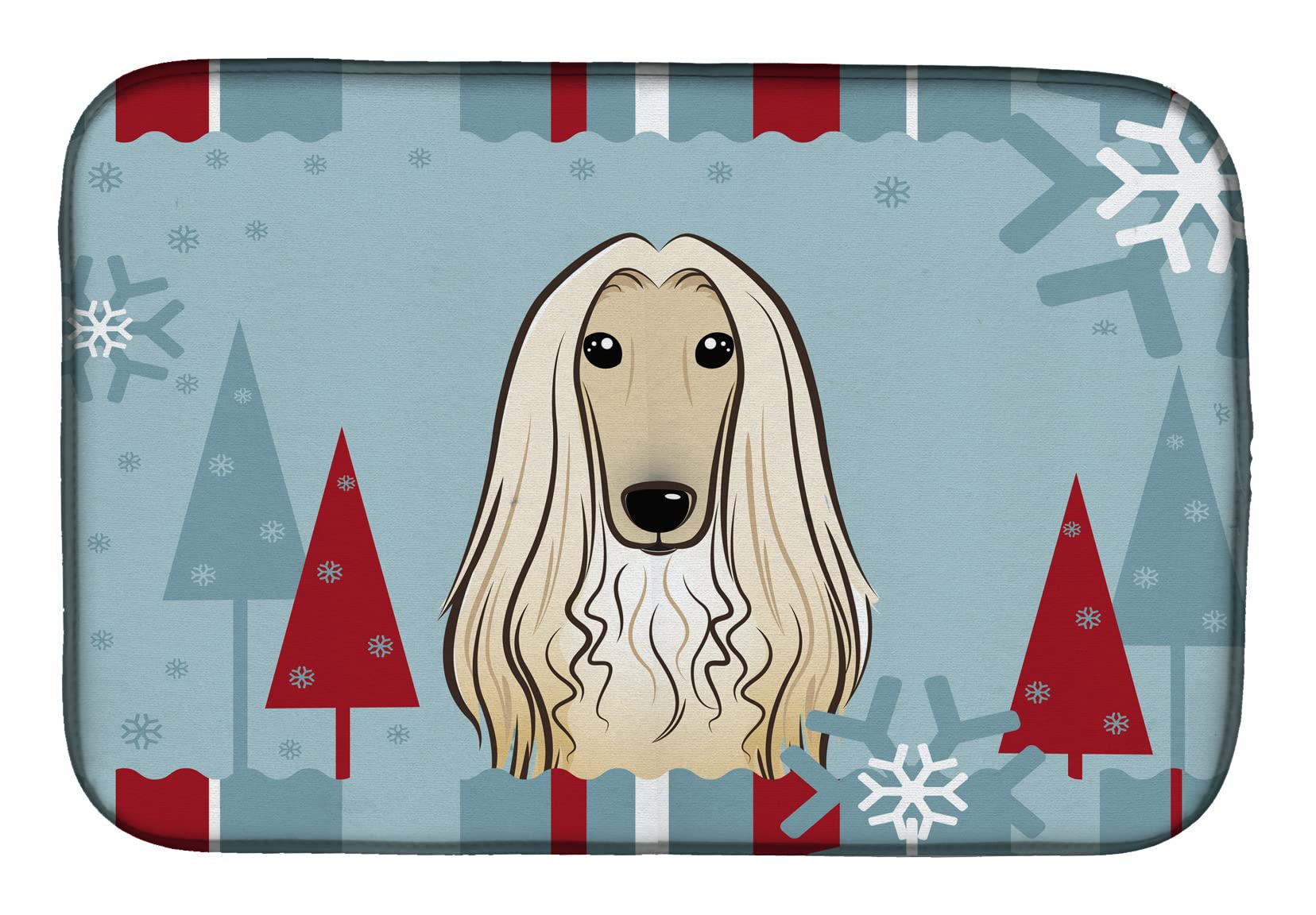 Tapis de séchage pour vaisselle Afghan Hound Caroline's Treasures BB1740DDM