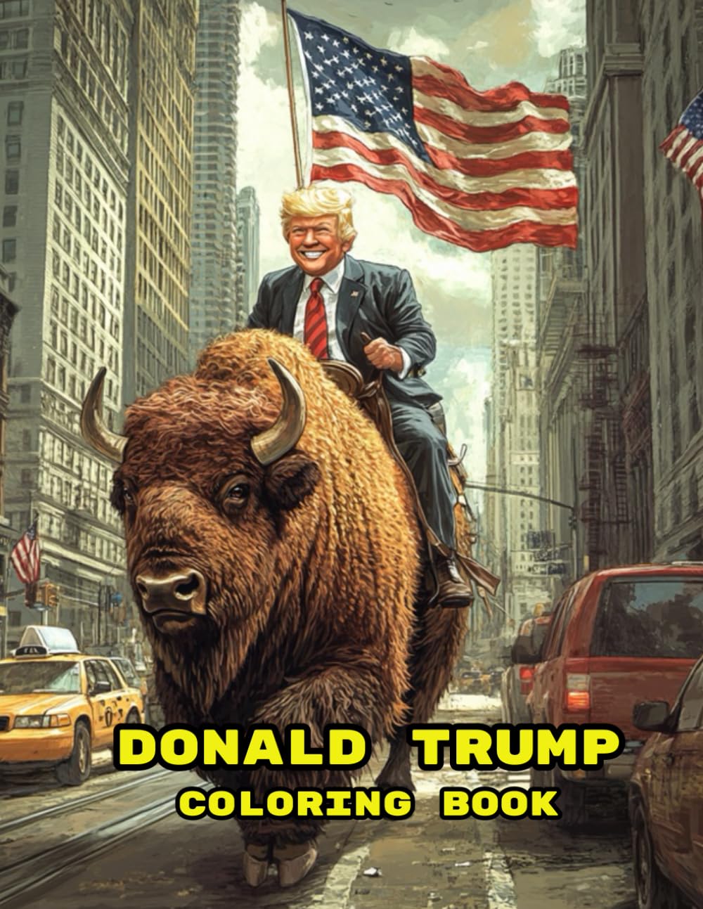The Ultimate Trump Coloring Book: 100 Unique and Hilarious Illustrations Featuring President Donald Trump