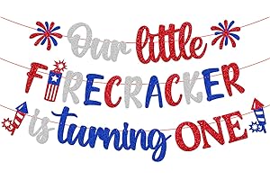 Our Little Firecracker is Turning One Banner