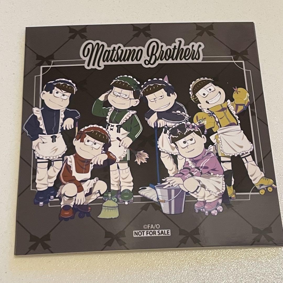 おそ松さん ジャージメイド松 アクリルスタンド 全員 おそ松さん_リボン付きデカアクリルスタンド 十四松 ジャージメイド