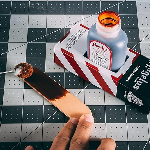 Miniatura 3 de Angelus Tinte para cuero, tinte flexible para cuero, para zapatos, botas, bolsos, manualidades, muebles y más, brandy, 3 onzas