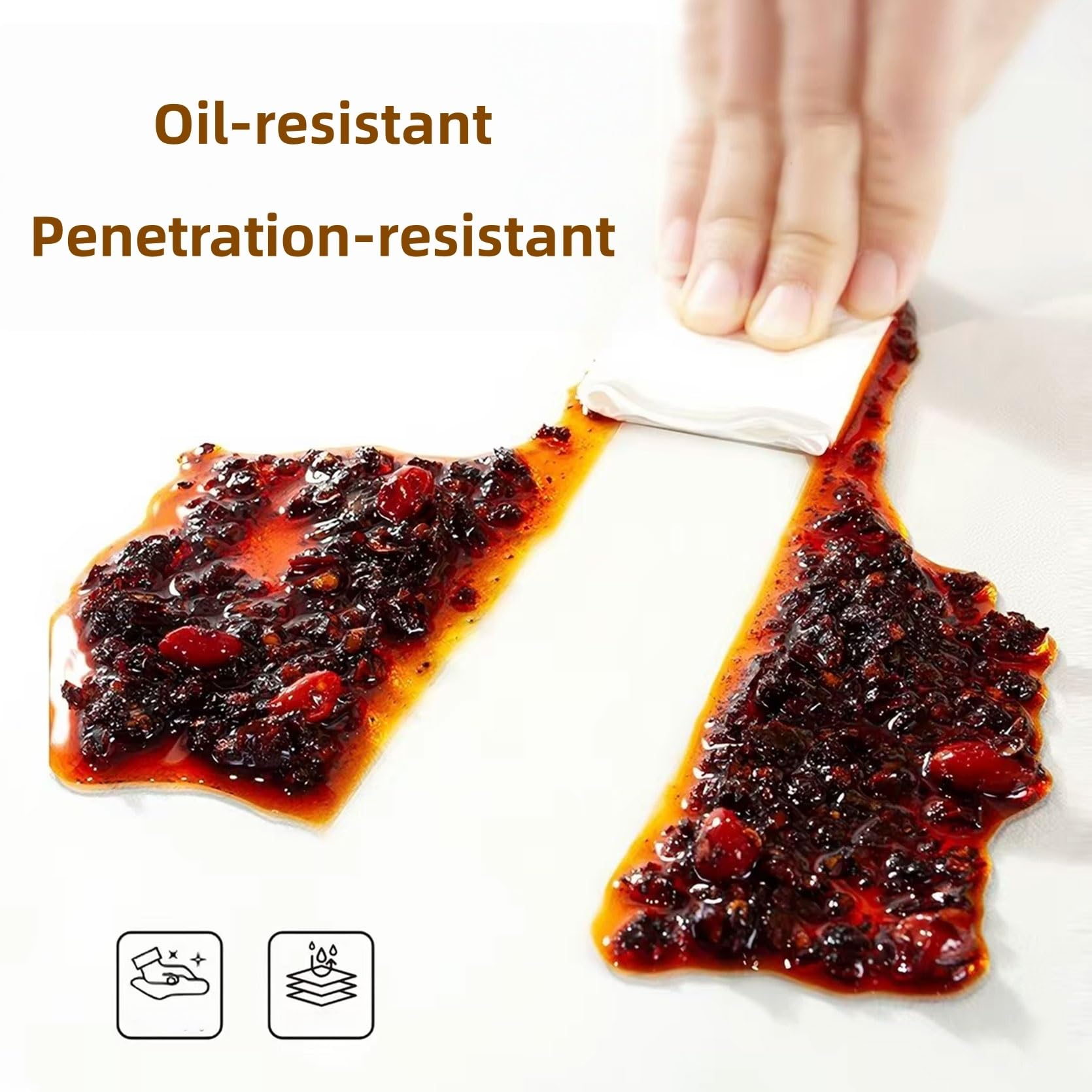 Protector de mesa de PVC transparente, 2 mm, impermeable, resistente al calor, antideslizante, resistente, fácil de limpiar, tamaño personalizado para familia, escuela, oficina (150 x 180 cm)