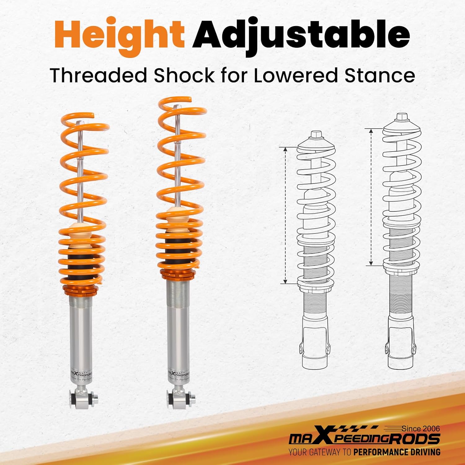 maXpeedingrods E34 Coilovers for BMW 5 Series Sedan 5