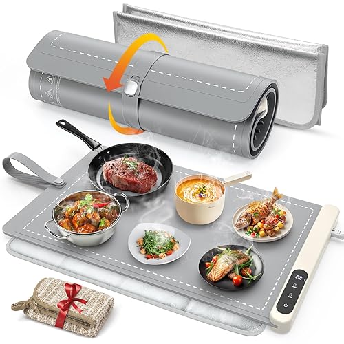 FYY Warming Mat for Food with Heat Resistant Pad, Prevent