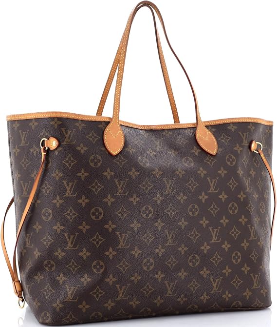 Pre-Loved Neverfull Tote Monogram Canvas GM, Brown