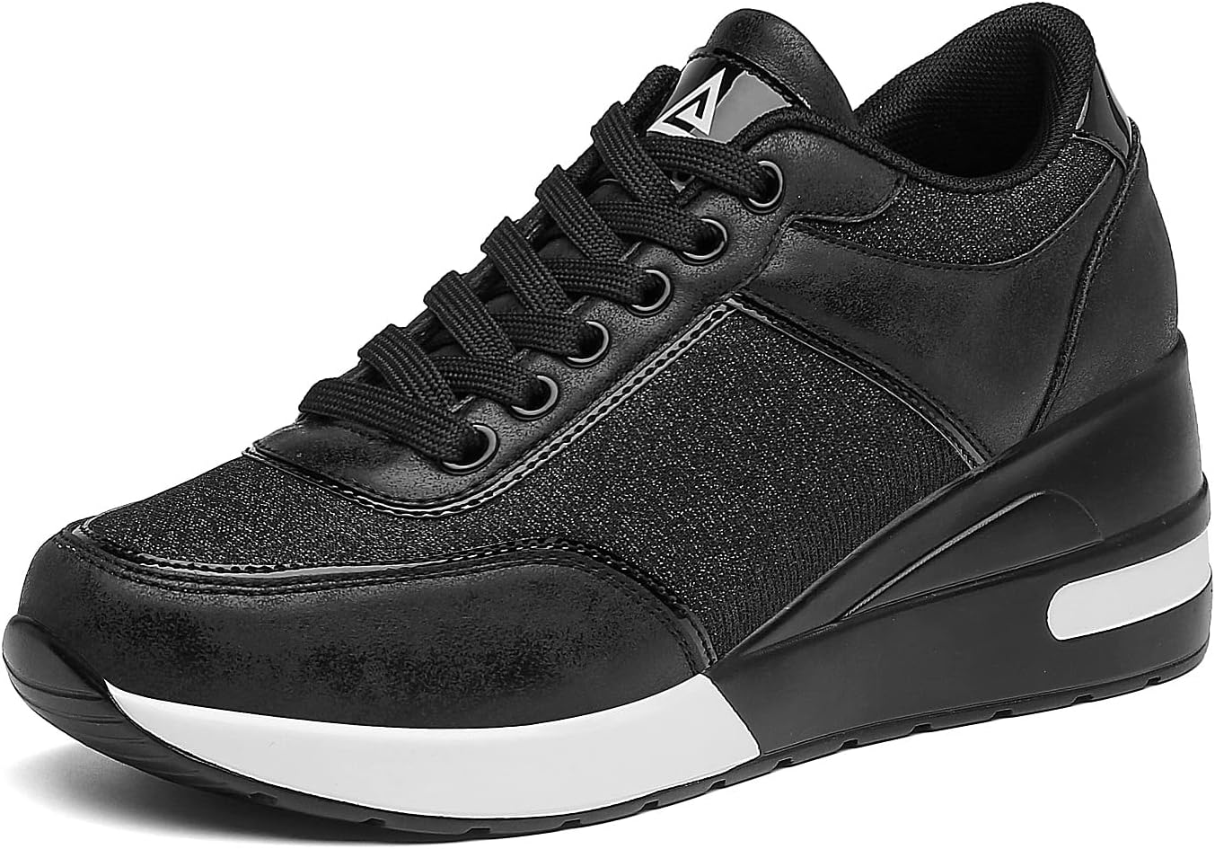 AONEGOLDSports Shoes Platform Wedge for Women High Shoes Sneakers Wedges Indoor Heel