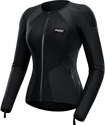 Womens Motorcycle Riding Jacket Summer Mesh Motorcycle Shirt for All Seasons Powersports with CE Level 2 Armor