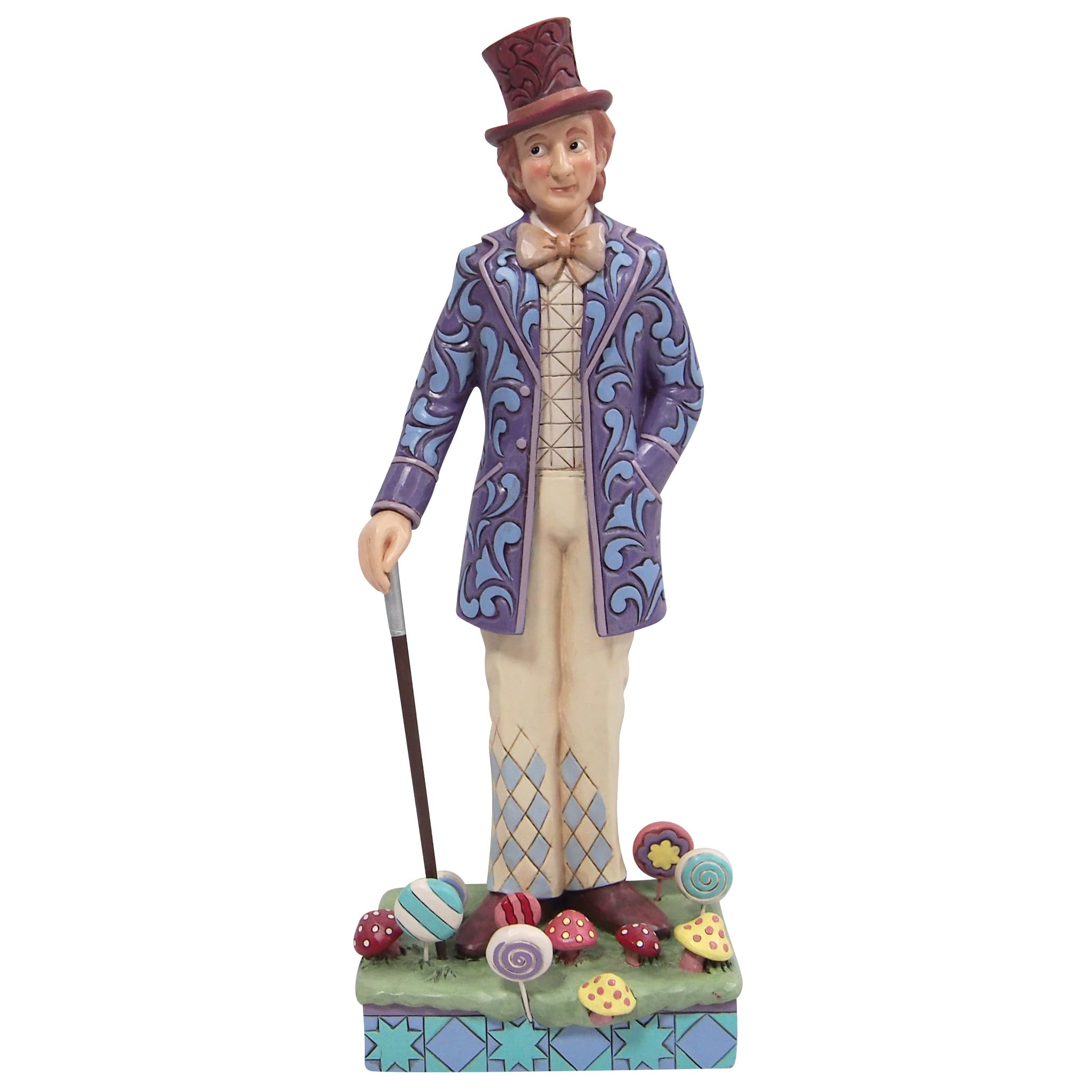 Statuette Willy Wonka Jim Shore un objet d'art sculpté pour vitrine