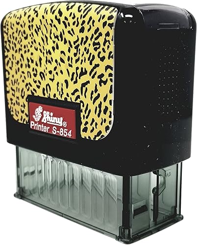 Shiny S-854 - Sello notario autoentintado Missouri placa frontal de guepardo