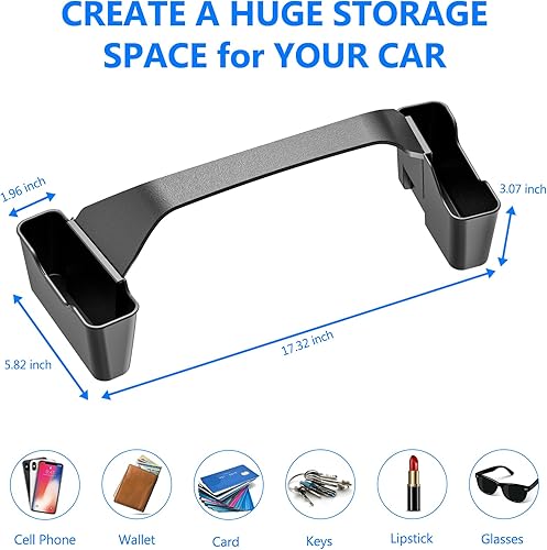 Miniatura 7 de Bronco Caja de almacenamiento para palanca de cambios de consola central para accesorios Bronco 2023 compatible con accesorios Ford Bronco 2021 2022