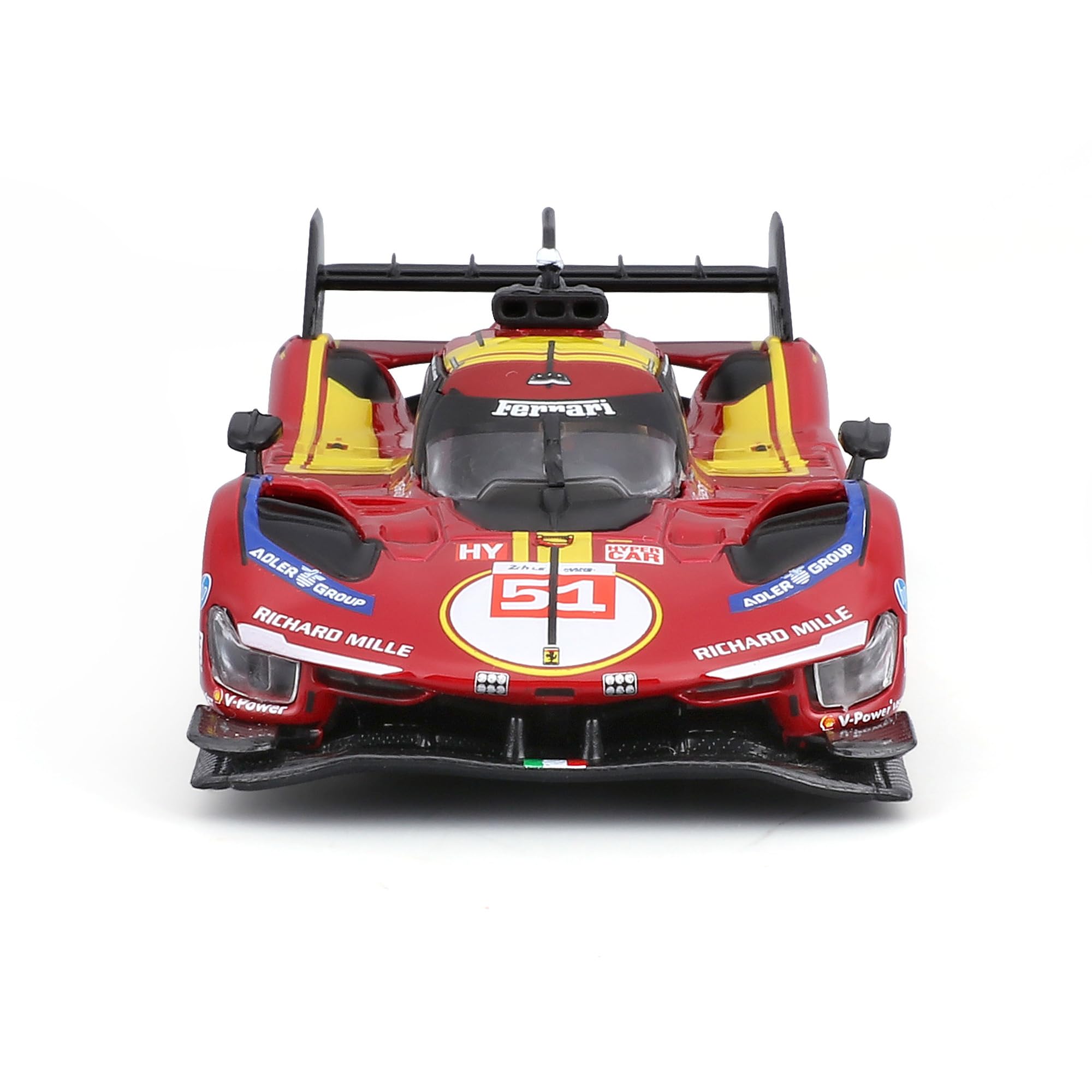 Bburago - Ferrari 499P 24H LMH Hypercar 2025#51, 1:43 Scale Diecast Car, Detailed Replica of the Le Mans Star, Officially Licensed by Ferrari, Recommended Age 3+ Years