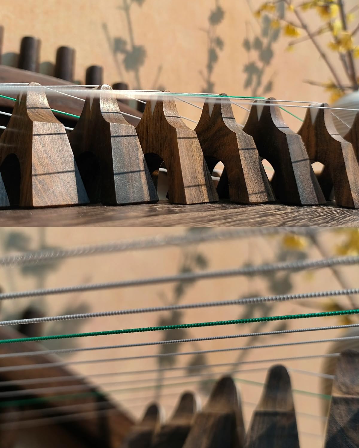 Traditionelles chinesisches Zither, 11 Saiten Guzheng für Anfänger, reisefreundliches Instrument mit Koffer, perfekt für Musiker und besondere Anlässe