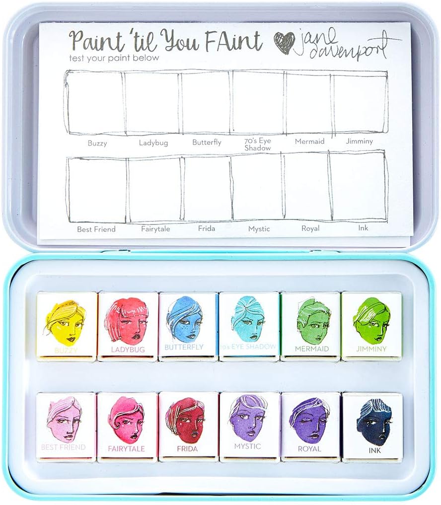 Jane Davenport WATERCOLOR PALETTE BRIGHTS