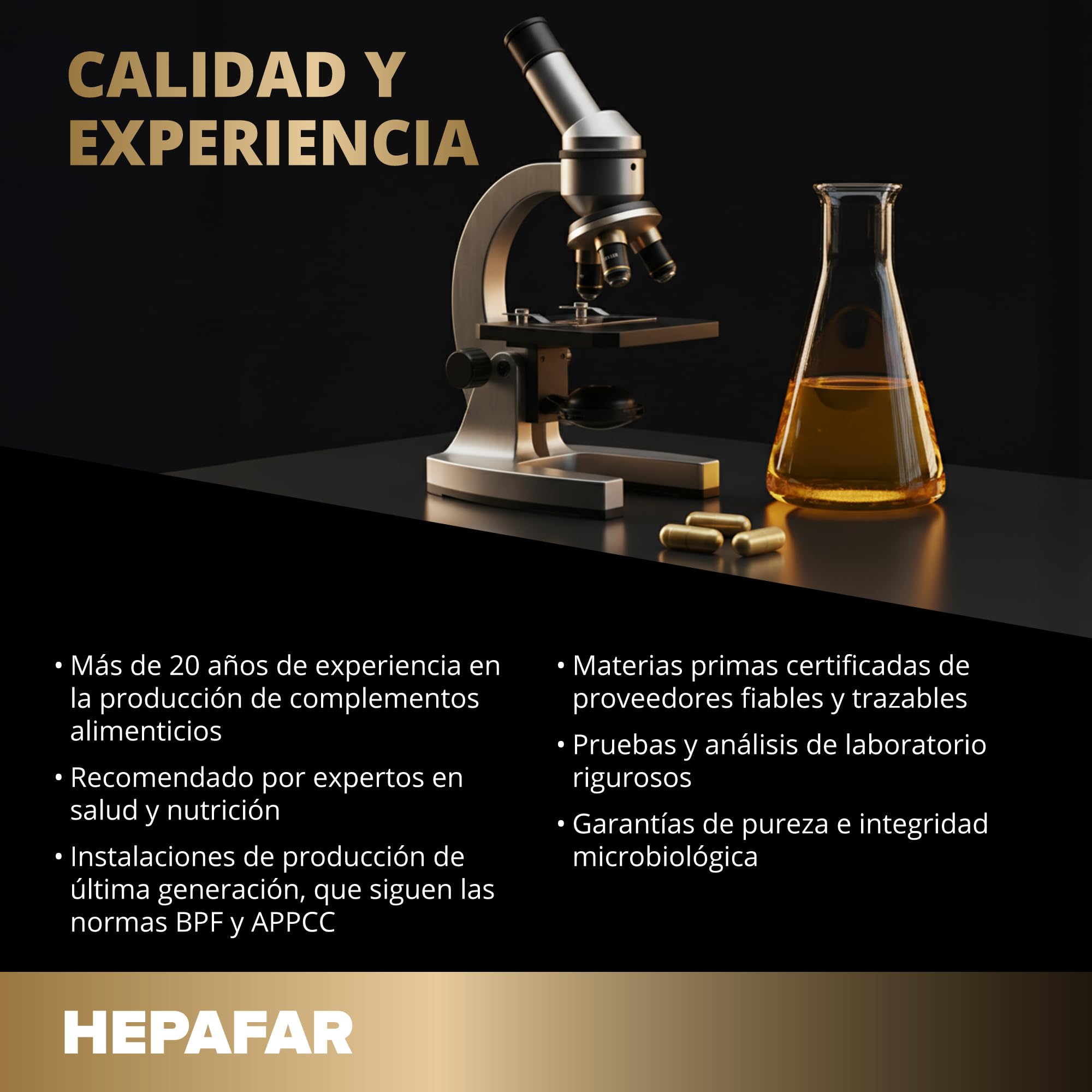 Sensilab Hepafar Gold con Cardo Mariano, Curcuma, Glutation, Colina, Alcachofa, Jengibre, Vitamina E y más - Detox Higado, 60 Cápsulas para 30 Días, Vegano y sin Gluten
