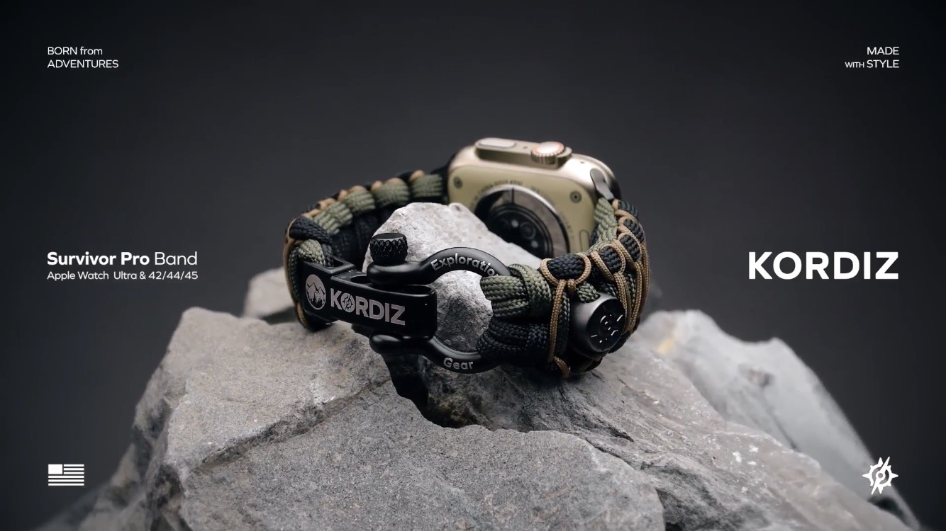 Amazon.com: KORDIZ Survivor Pro - Paracord Apple Watch Band