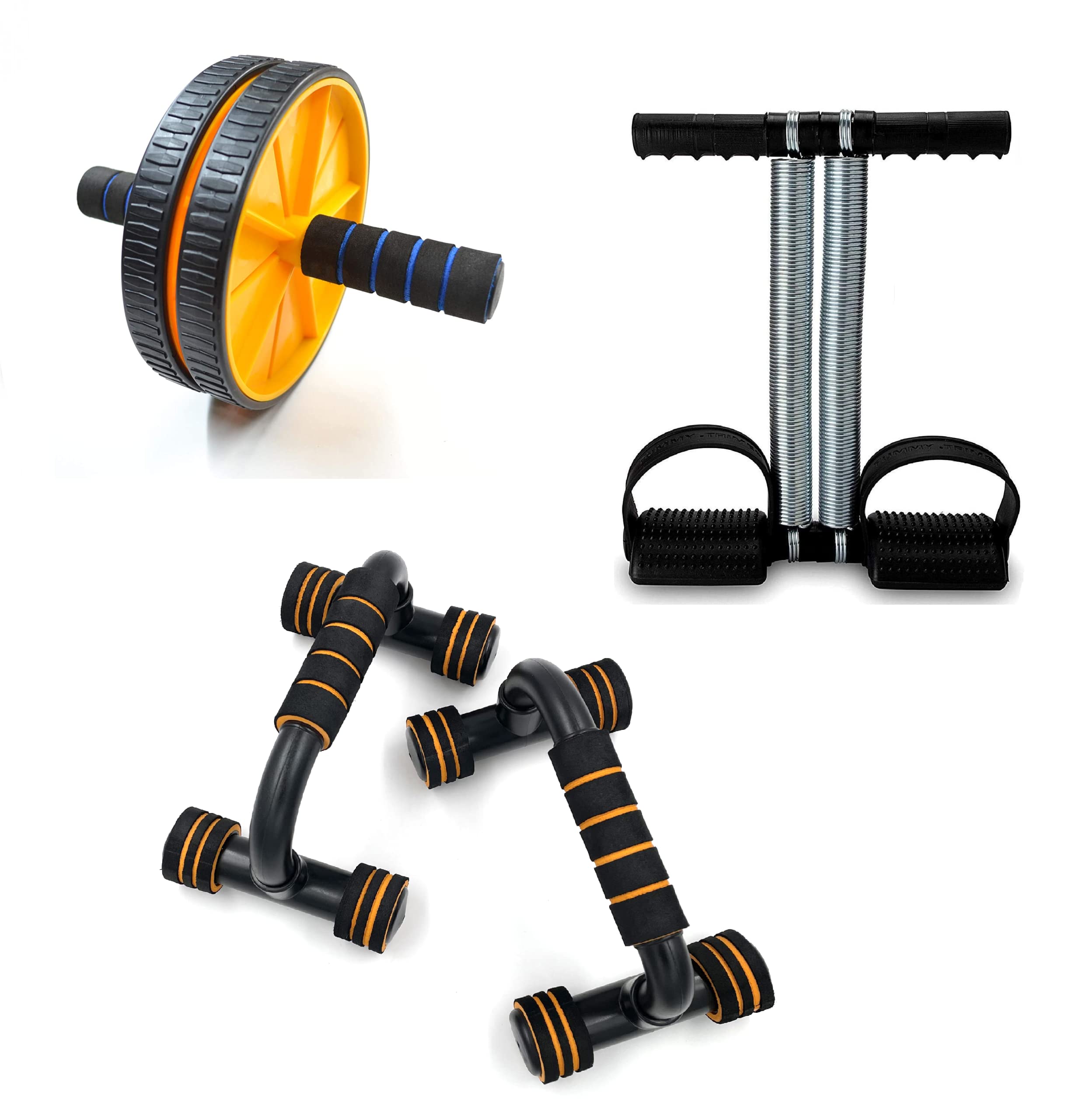 LIVOX Gym Equipment Set for Home Workout Combo Men Women Exercise Gym Kit – Includes Item (Tummy Trimmer with Wheel Roller and Pushup Stand) (B08Z8H6CBG) Amazon Price History, Amazon Price Tracker