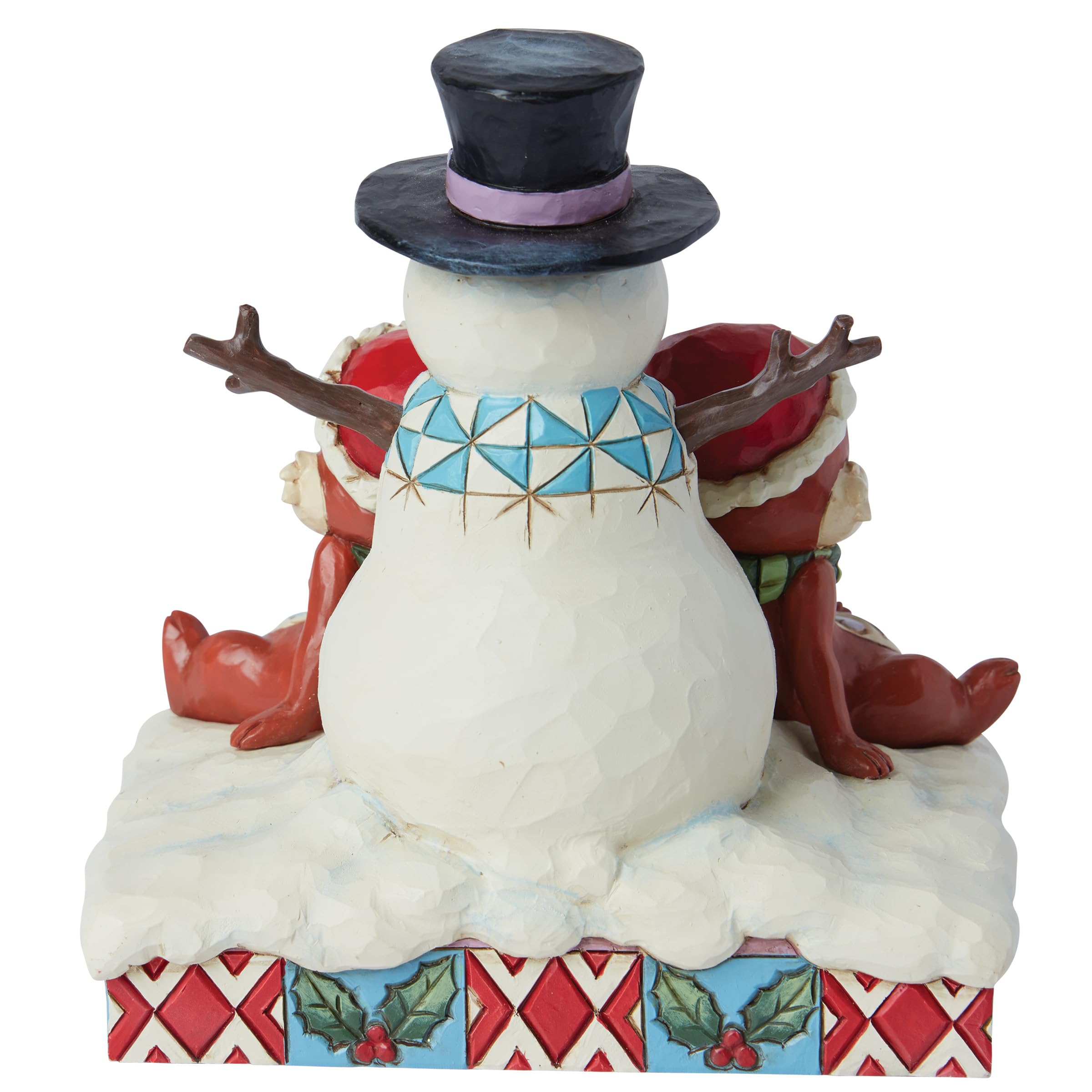 Enesco Jim Shore Chip & Dale - Figura de muñeco de Nieve