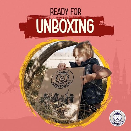 Miniatura 5 de Liontouch - Espada de espuma Noble Knight, escudo y hacha, rojo  Juego de lucha para niños de 3 a 8 años  Armas de juguete medievales seguras y