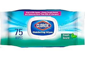 Clorox Disinfecting Wipes 75 count, Flex Pack
