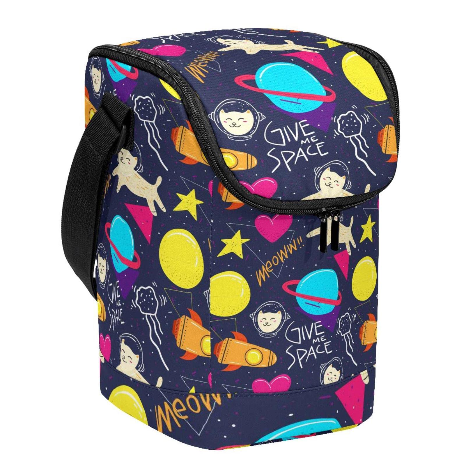 Lonchera para el trabajo y comidas en la oficina bolsa con motivos de animales alegres