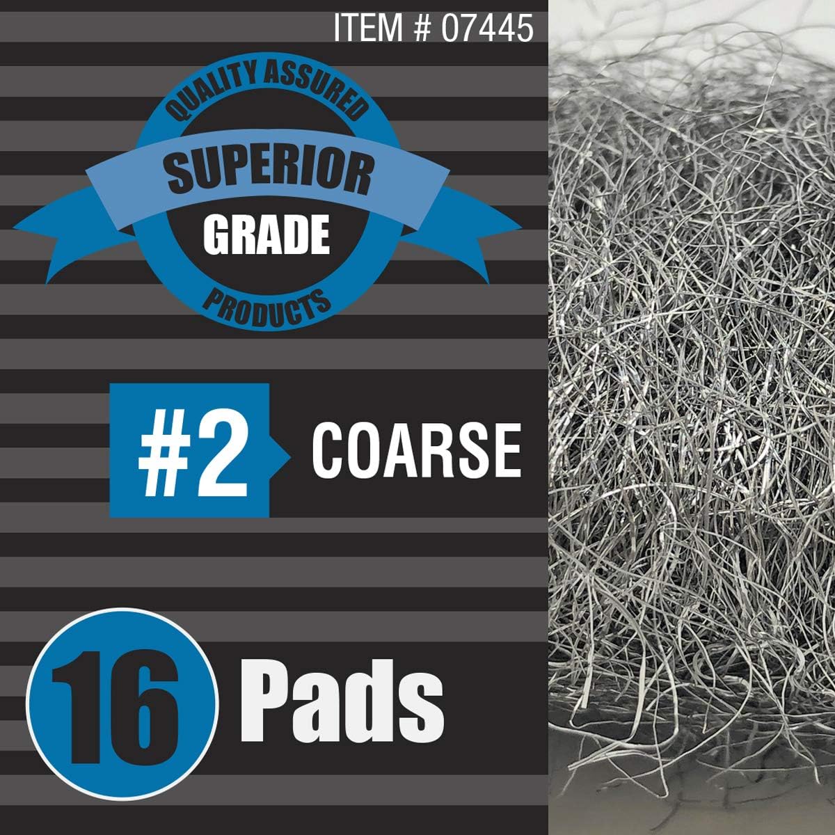 Pandora Steel Wool (16 Pads, 2 Coarse)
