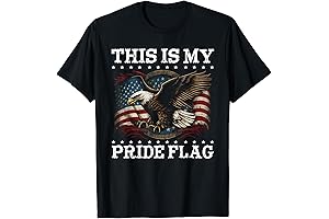 This Is My Pride Flag USA American 4th of July Patriotic T-Shirt