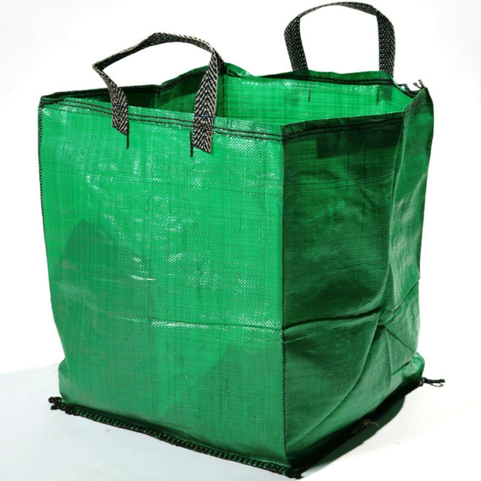 STORM TRADING GROUP10 x Green Heavy Duty Polypropylene Storage Garden Waste Sacks/Bags 45 x 45 x 60cm