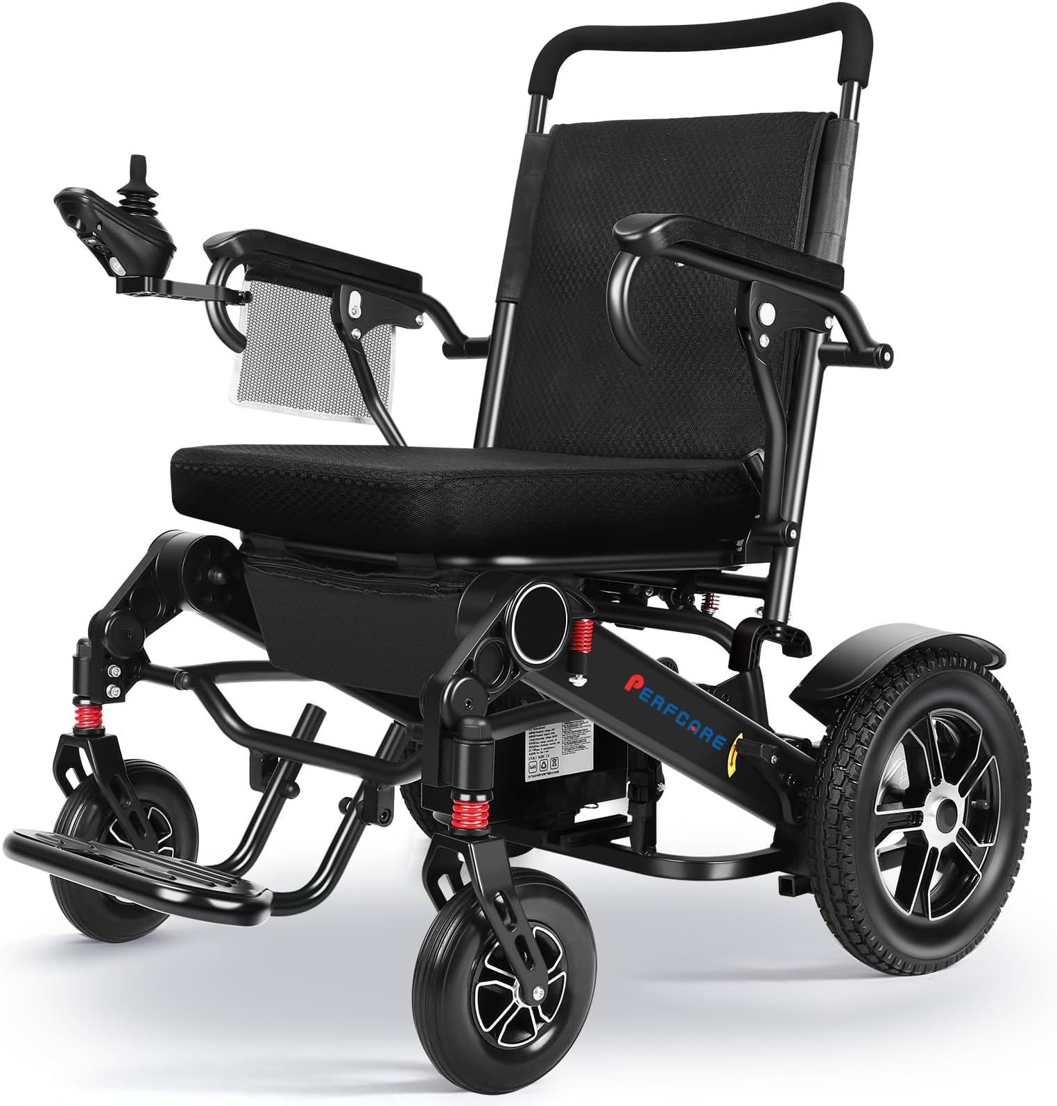 Electric Wheelchairs for Adults,2in1 Detachable Electric Wheelchairs for Senior,3s Foldable Lightweight Power Wheelchair Motorized Wheelchair with 18" Wide cushion,500W Motor,Portable Airline Approved