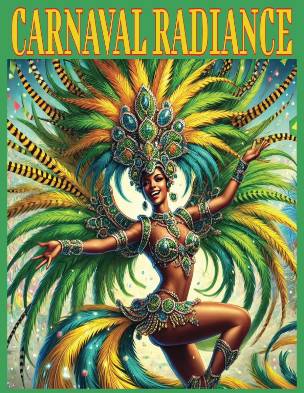Carnaval Radiance: Stunning Brazilian Dancers Coloring Book for Adults and Teens: A Celebration of Vibrant Costumes, Rhythmic Dance, and Festive ... Illustrative Charactes for Adults and Teens)