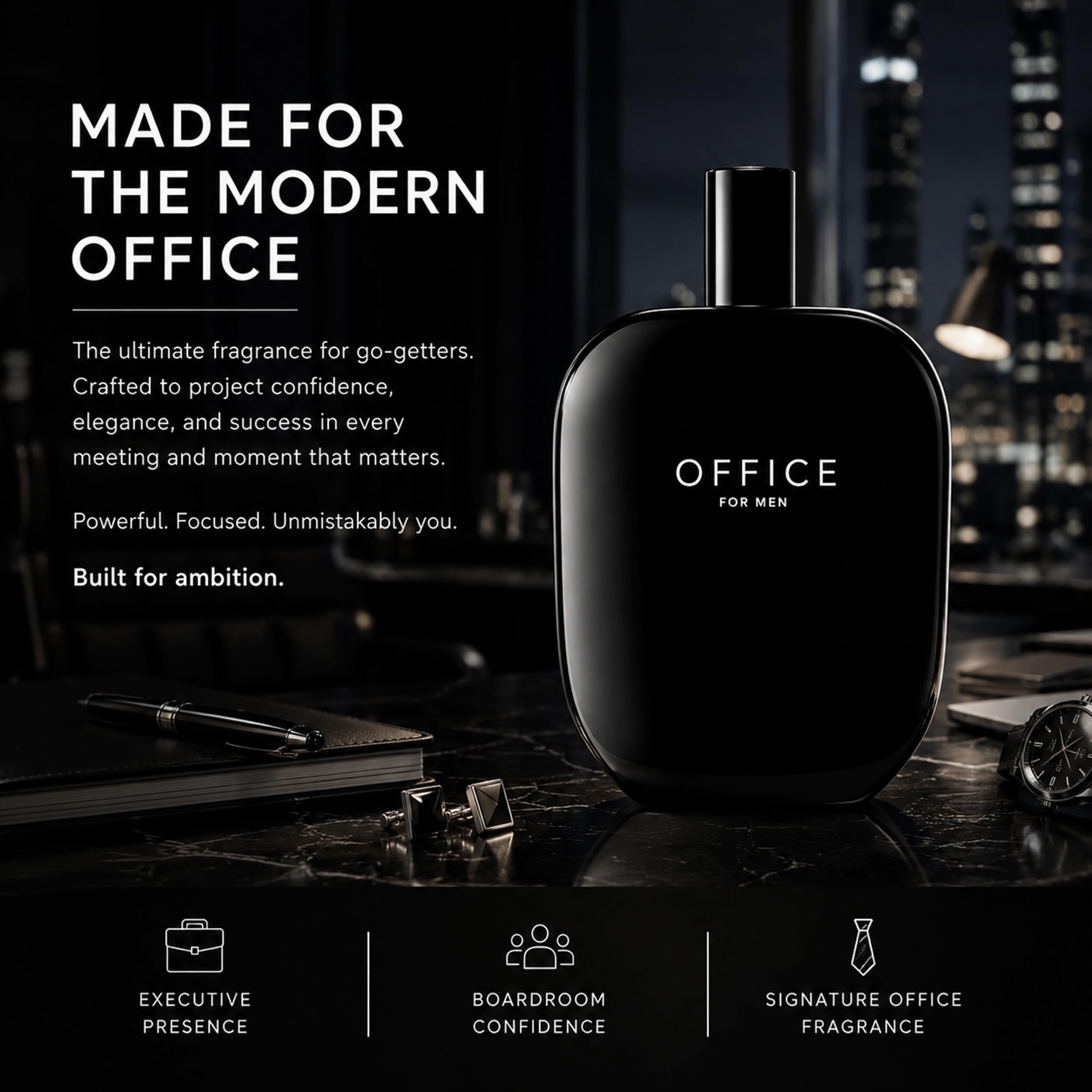 Fragrance One Office Eau de Parfum Spray für Herren, 100 ml