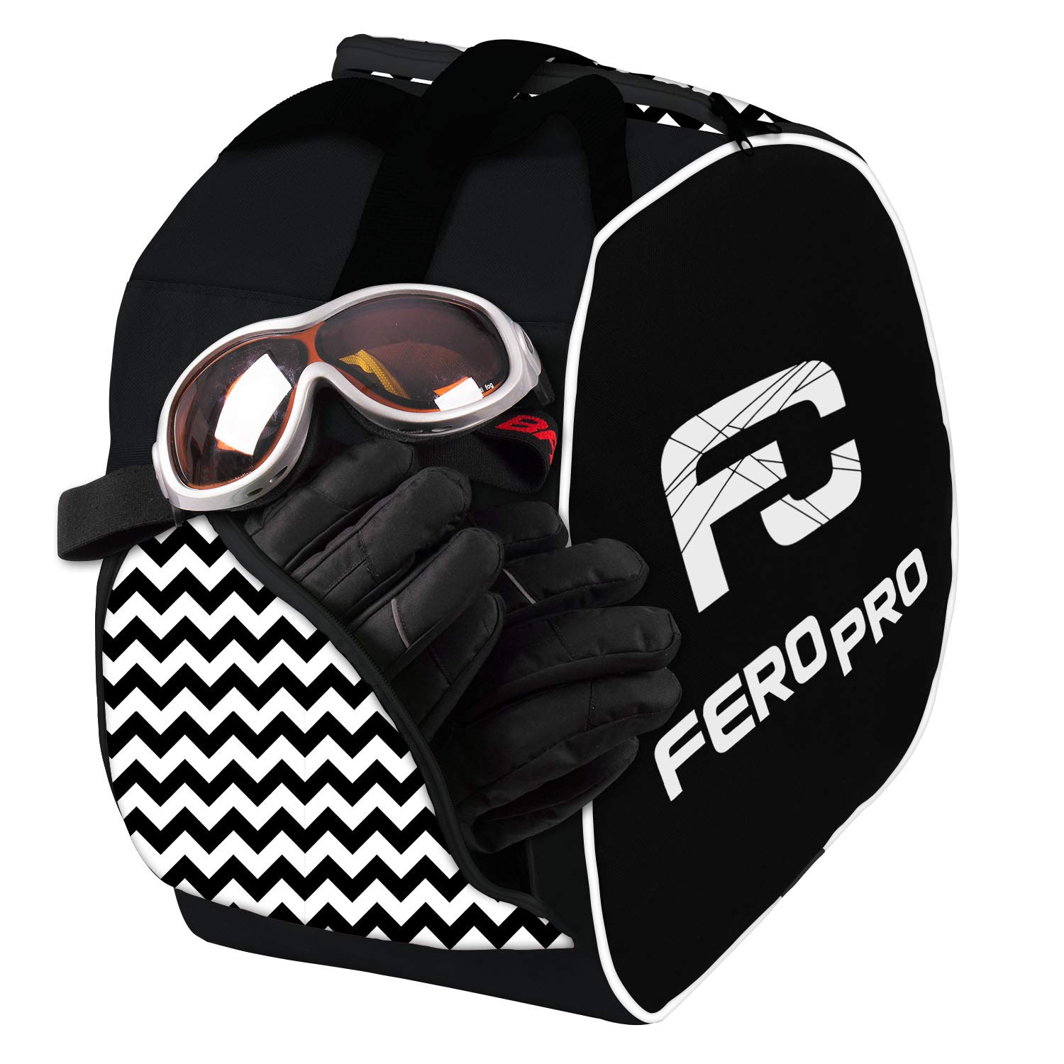 Ferocity Bellissima e capiente Borsa Porta Scarponi Sci Snowboard Boot Sacchetto della Copertura per Scarponi da Sci [054]