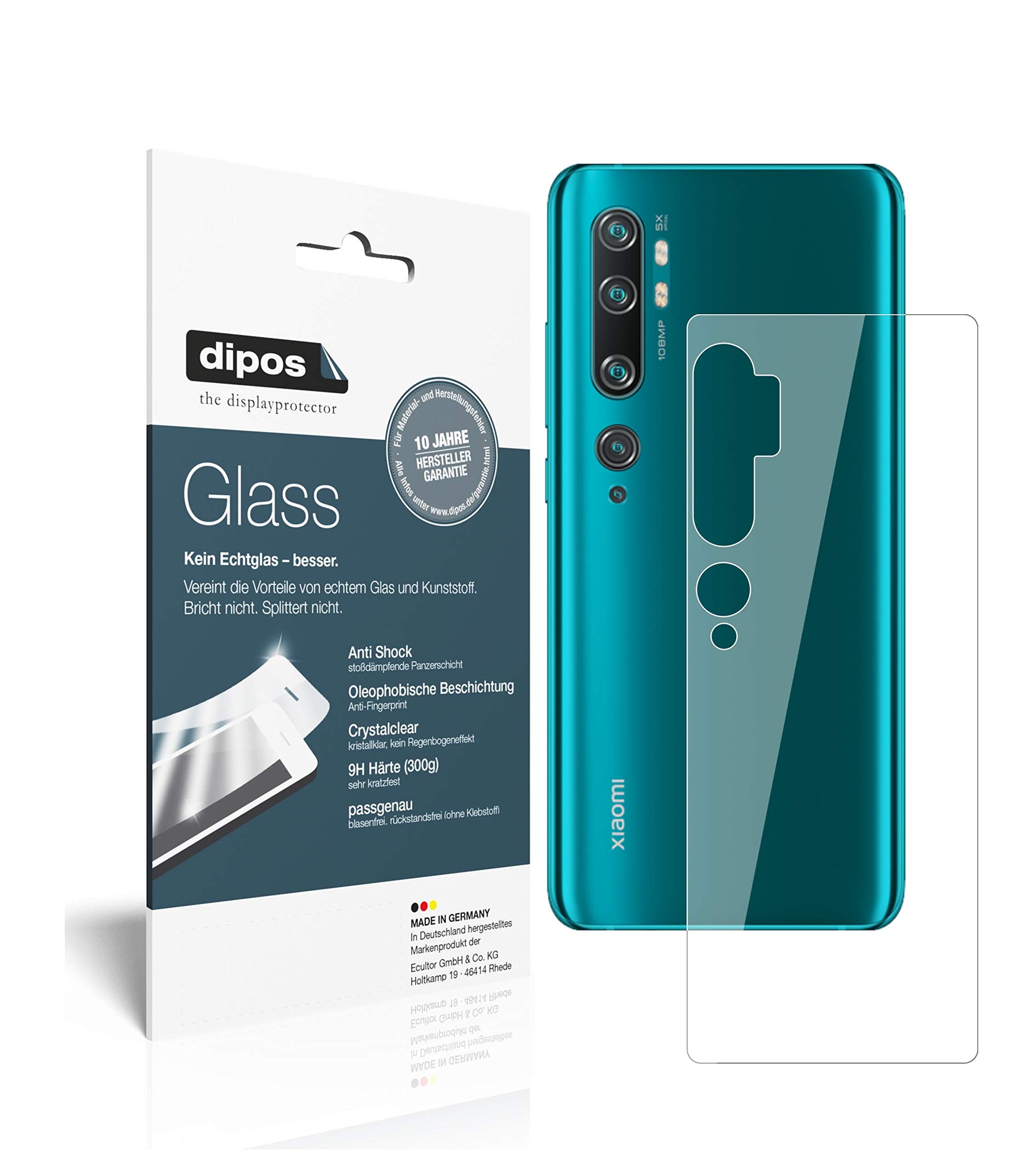 Dipos I 2X Pellicola Protettiva Opaco Compatibile Con Xiaomi Mi 10T