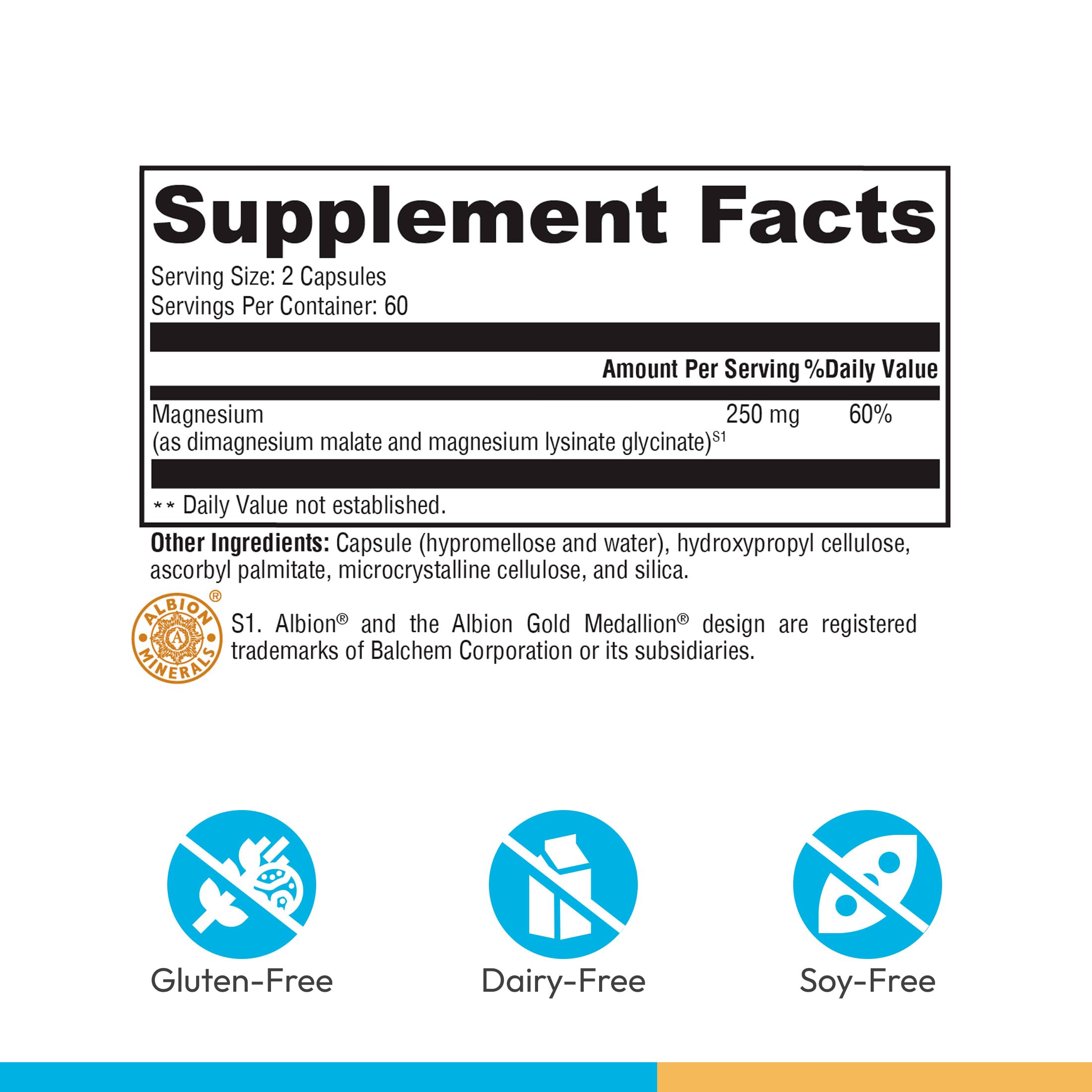 XYMOGEN OptiMag 125, 120 Capsules — Amazon image 2