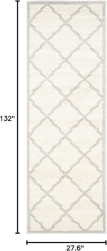Vista 229 de Safavieh Amherst Collection amt421b Gris Claro y Beige Interior/exterior Area Rug, Polipropileno