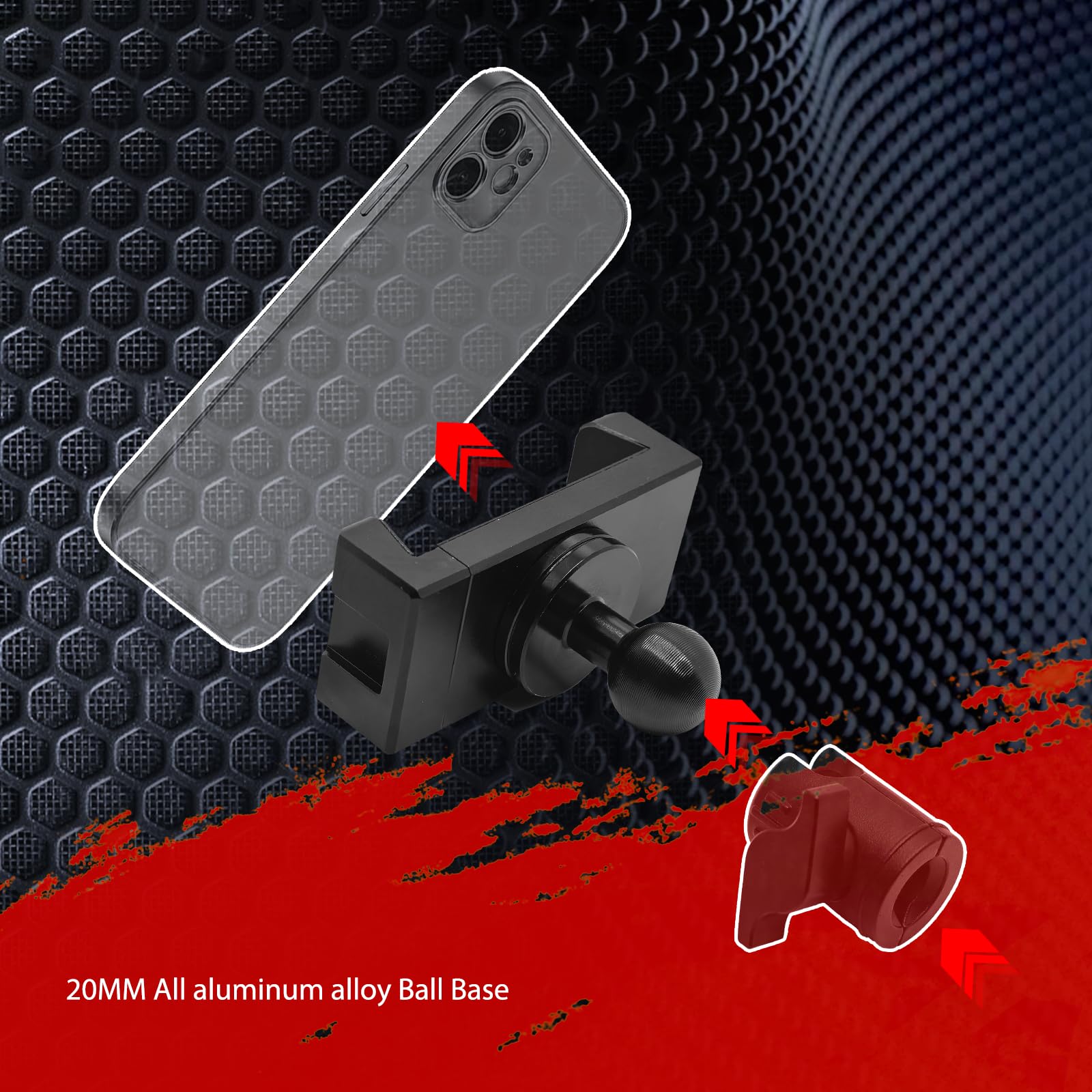 Amazon.com: WXRYLYN Dash Mount Cell Phone Holder with All Phones