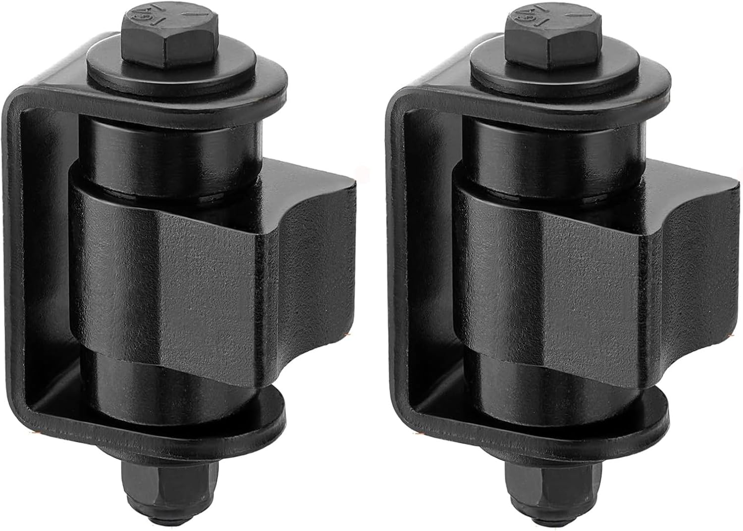 Heavy Duty Sealed Bearing Gate Hinges, Weld-on Hinge for The Large Iron or Steel Vehicular Gates, Adjustable Yoke Pivot Bearing Gate Hinge, Hold up to 1100 lbs (2 Pack)