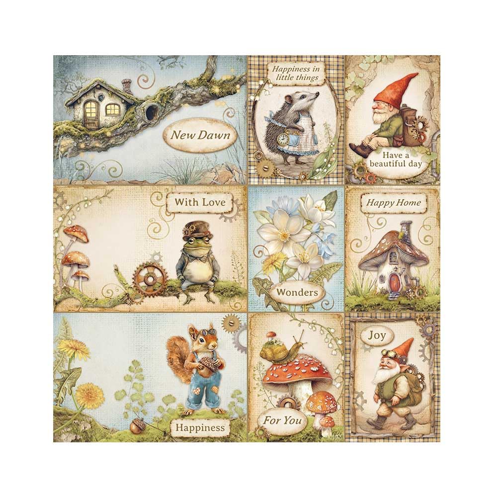 Stamperia Sheets Fabric, Multi-Coloured, 30 x 30 x 0,2 cm - Image 4
