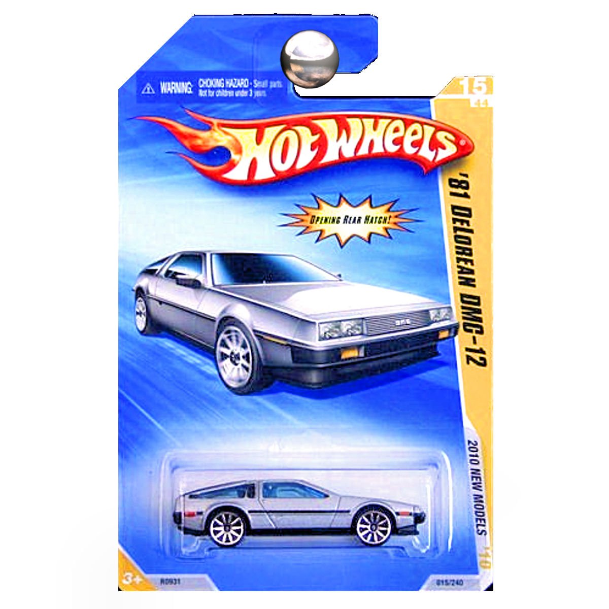 Amazon.com: Hot Wheels 2010 New Models 1981 DeLorean DMC-12 SILVER