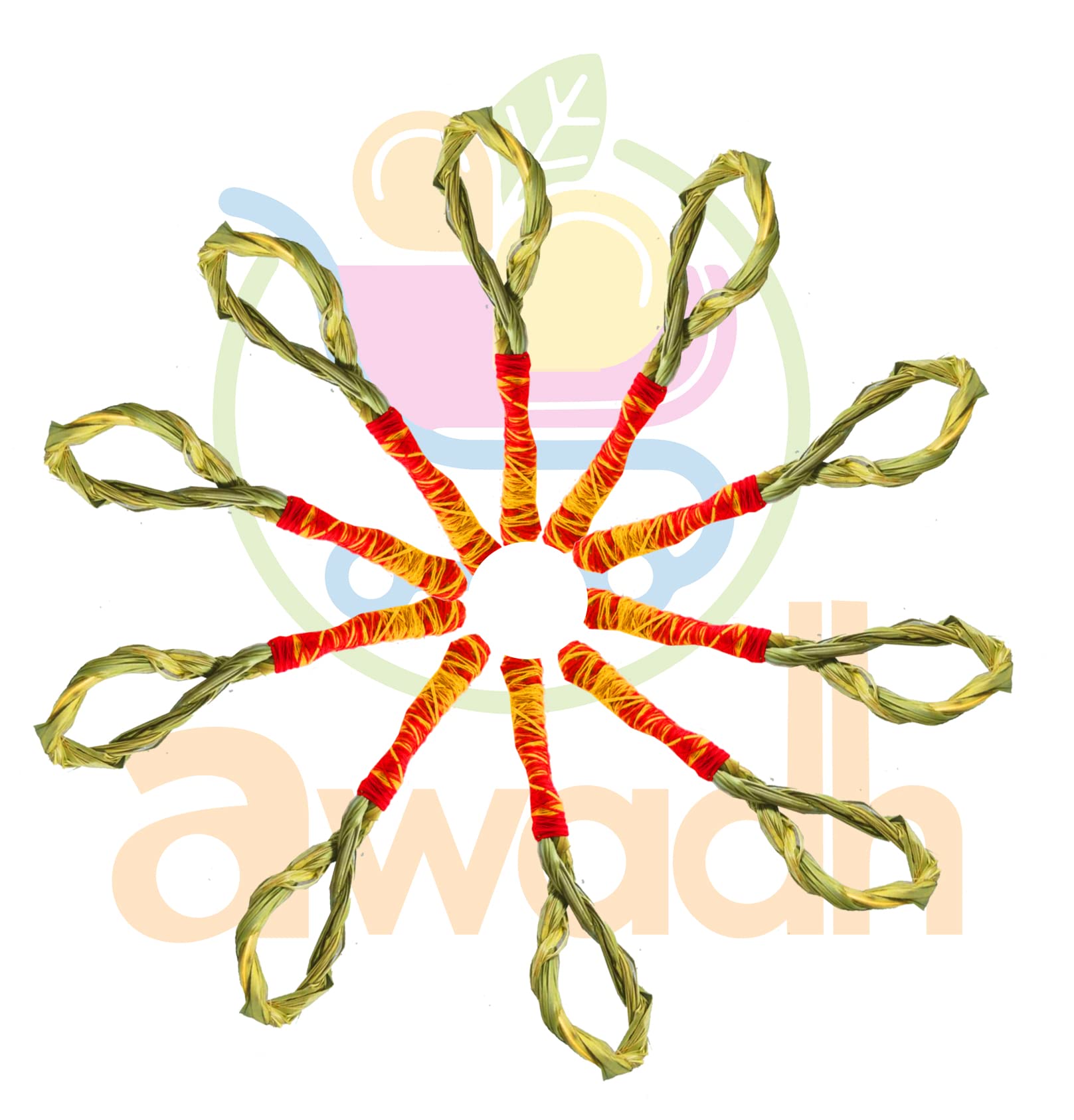 Awadh- 5 Pcs Dry Kush Ring for Hindu Puja | Darbha Grass Ring | Kusha Ring |Natural Pavitra Kusha Grass Ring for Pooja |Havan Grass Ring | Halfa Grass Ring |Grown In Holy Land Ayodhya (B0BLCXYJ38) Amazon Price History, Amazon Price Tracker