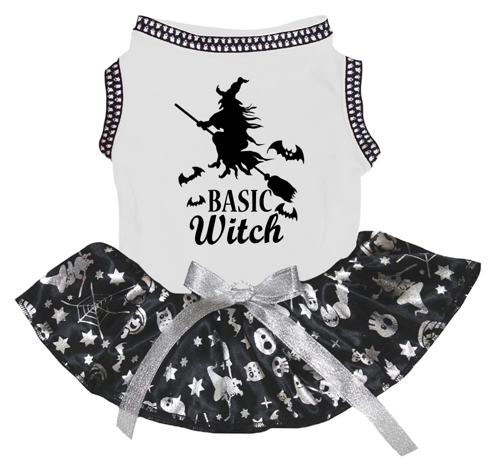 Robe de sorcière pour chiot : le vêtement d'Halloween confortable taille S