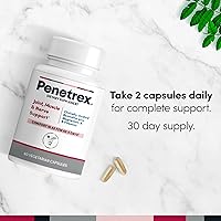 Vista 2 de Penetrex Clinically Studied Magnesium Glycinate Supplement for Joint, Muscle & Nerve Support - Comfort in 5 Days with Advanced Boswellia Serrata