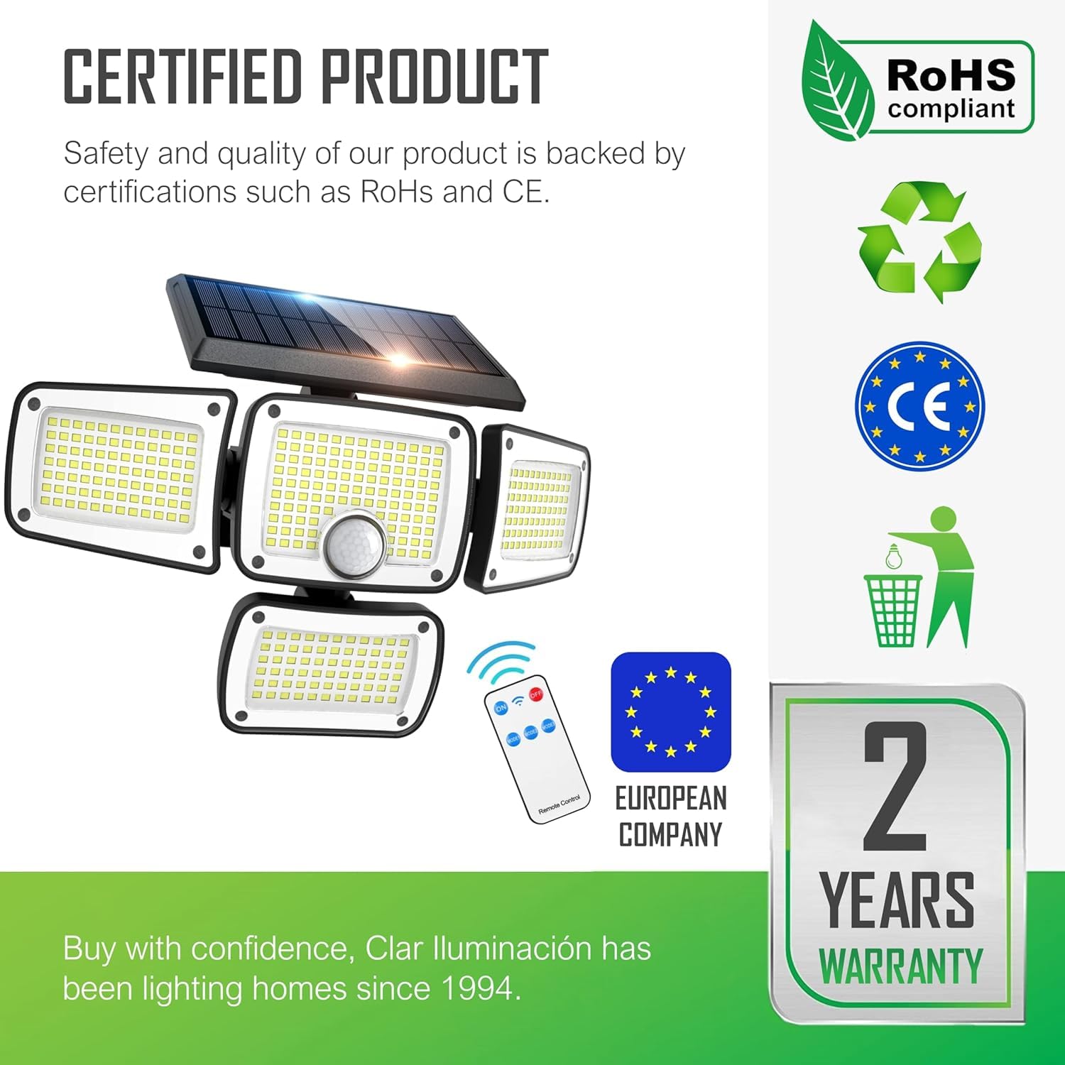 Lampe Solaire Avec Détecteur De Mouvement, Lampe Exterieur Solaire Detecteur De Mouvement, Lumiere Solaire Exterieur Detecteur De Mouvement, Eclairage Solaire Exterieur Avec Detecteur (Pack 3)